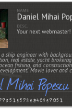 Daniel Mihai Popescu G+ card