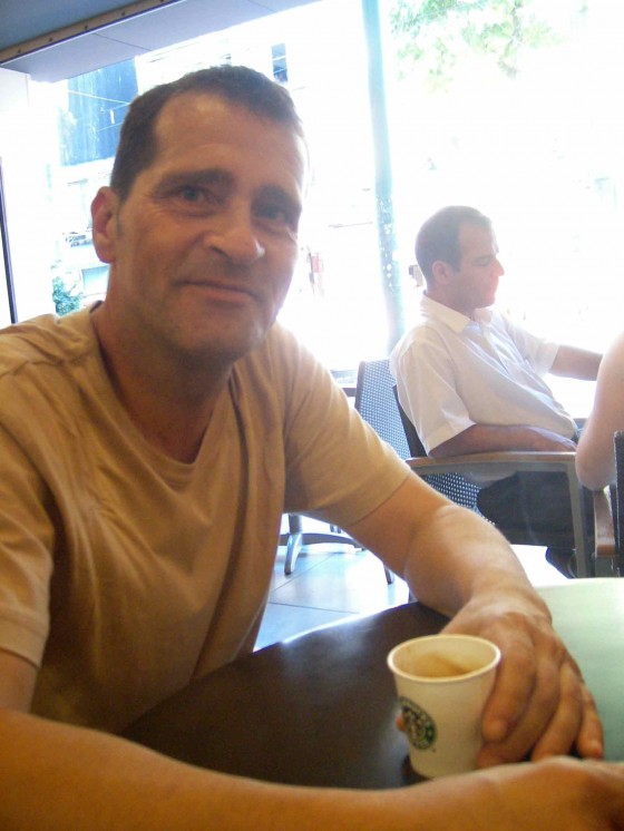 Daniel Mihai Popescu at a Starbucks