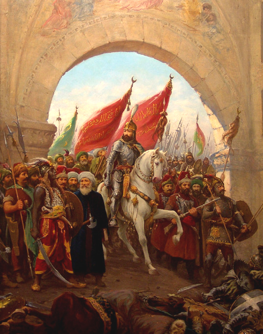 Mehmet II, the Conqueror, by Zonaro - Gates of Constantinople