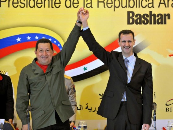 Chavez with Bashar al-Assad