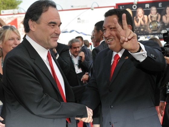 Chavez with Oliver Stone