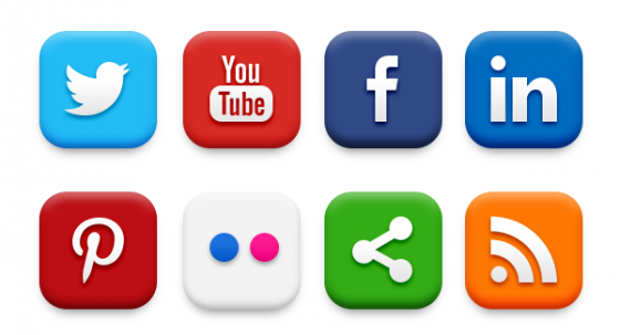 Social Media Strategy icons