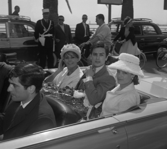 Cannes 1962 - Sophia Loren, Alain Delon and Romy Schneider