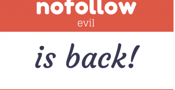 nofollow evil tag is back