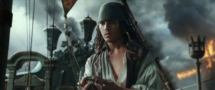 Johnny Depp in Pirates of the Caribbean Dead Men Tell No Tales (2017)