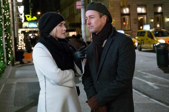 Kate Winslet and Edward Norton in Collateral Beauty (2016)