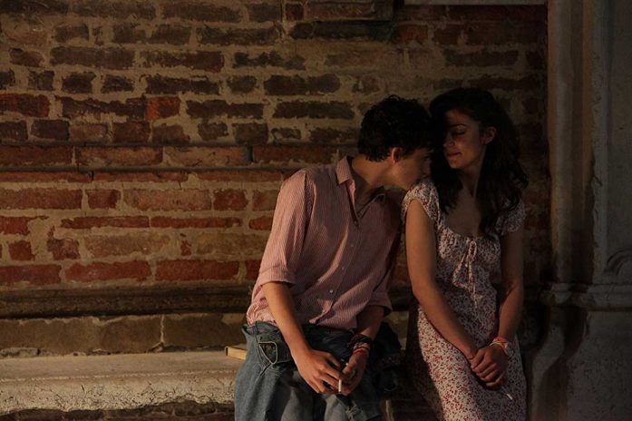 Esther Garrel and Timothée Chalamet in Call Me by Your Name