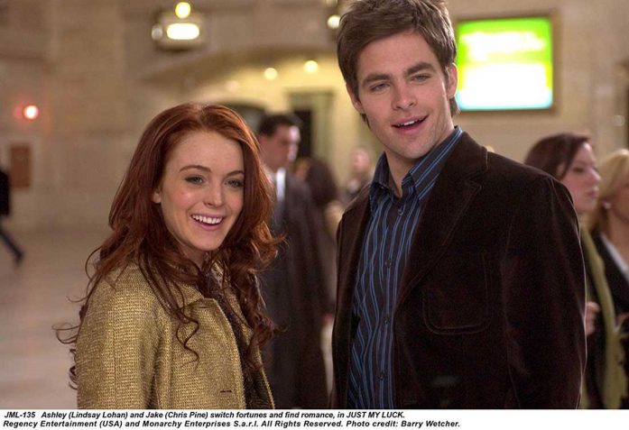 Just My Luck - Lindsay Lohan with Chris Pine -funny fantasy movies, the third one