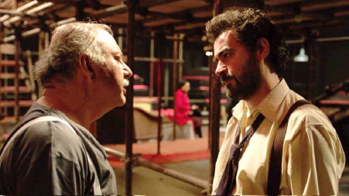Babak Karimi and Shahab Hosseini in The Salesman (2016)