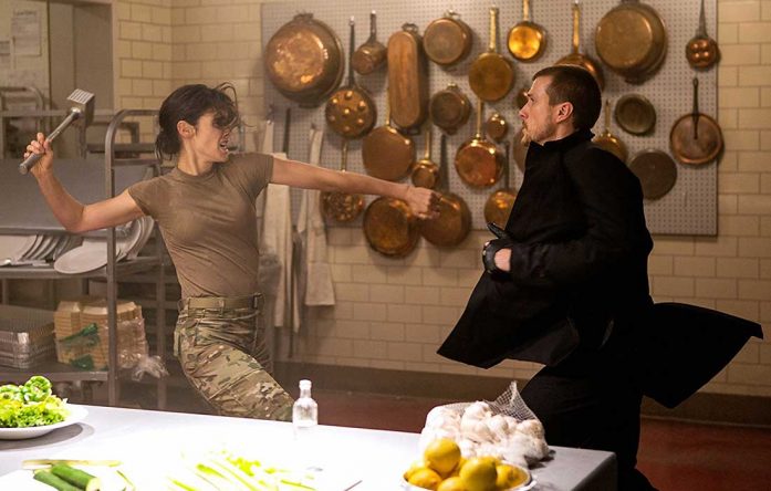 Cobie Smulders and Patrick Heusinger in Jack Reacher 2