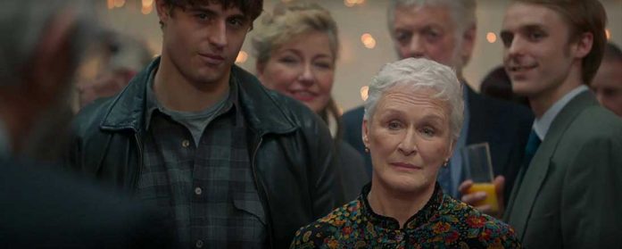 Glenn Close and Max Irons in The Wife